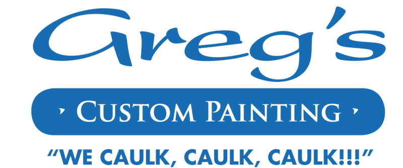 Greg's Custom Painting logo with slogan
