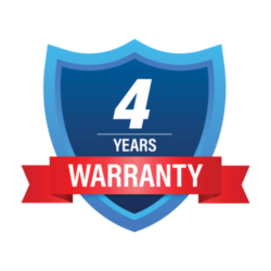 Four years warranty badge